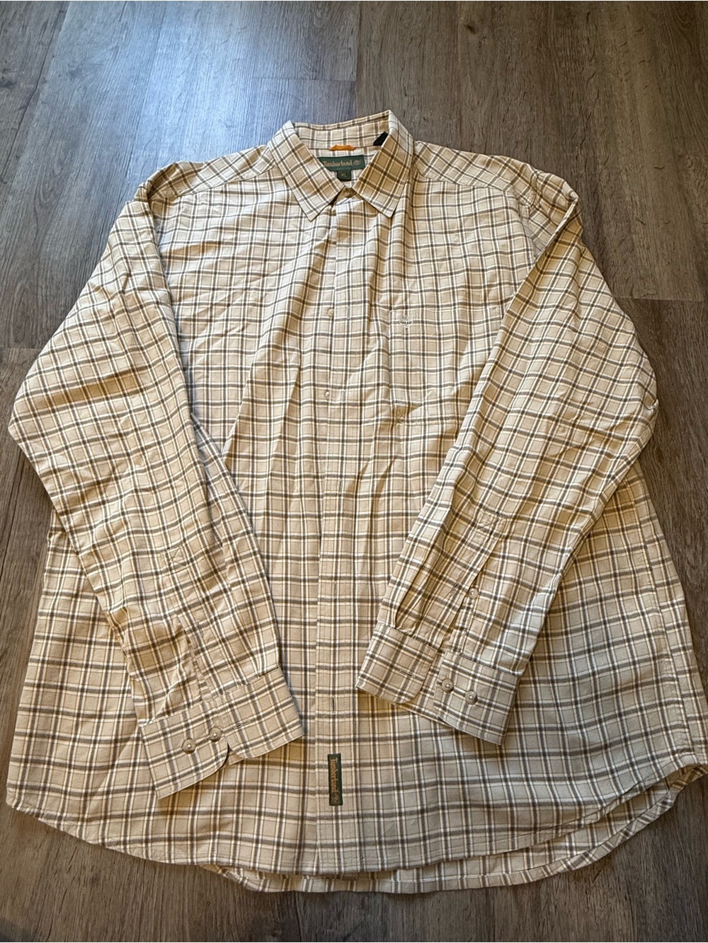 Vintage Timberland Plaid Button-down
